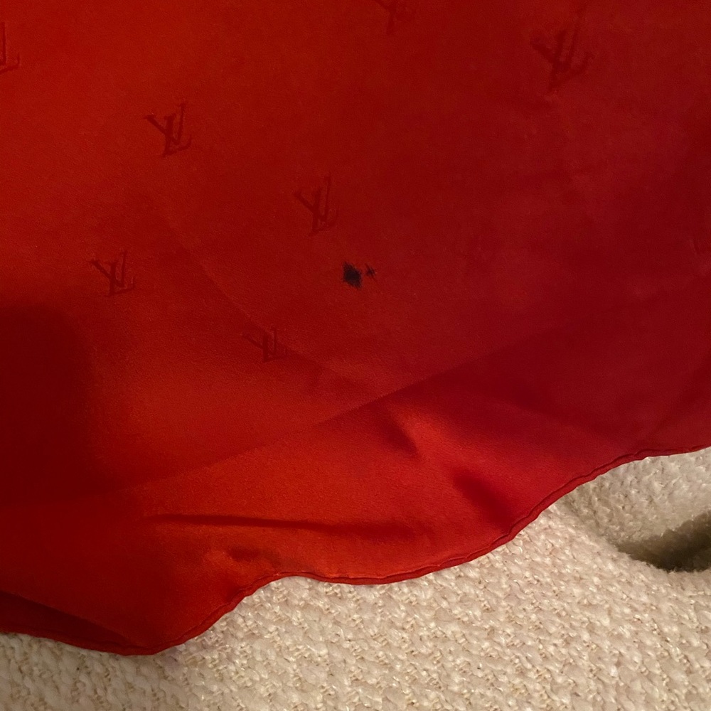 Louis Vuitton silk scarf